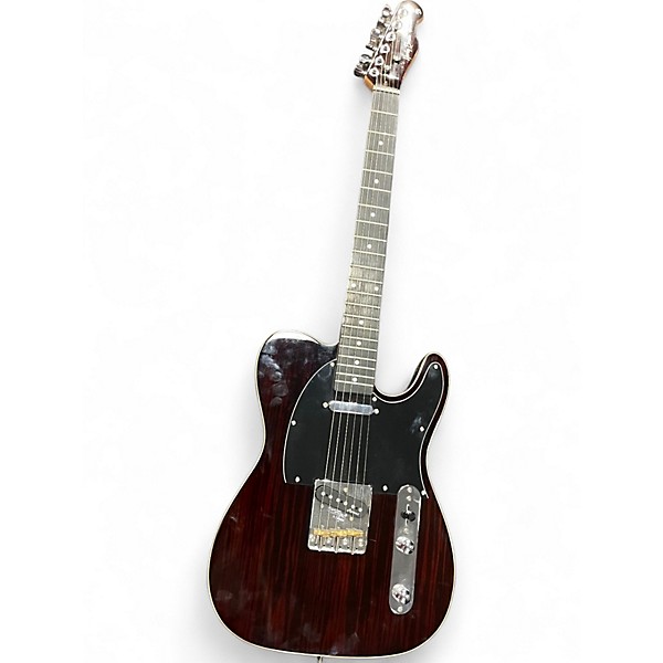 Used Harley Benton TE-70 Deluxe Series Dark Natural Solid Body Electric Guitar