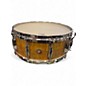 Used Gretsch Drums 5X14 KEITH CARLOCK RAW BRASS Drum