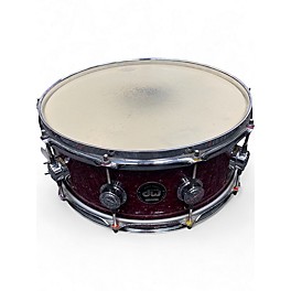 Used Dw  5.5X14 SNARE PURPLE Drum