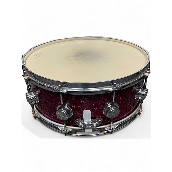 Used Dw 5.5X14 SNARE PURPLE Drum