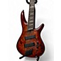 Used Ibanez SRMS805 Red Orange Electric Bass Guitar