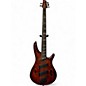 Used Ibanez SRMS805 Red Orange Electric Bass Guitar