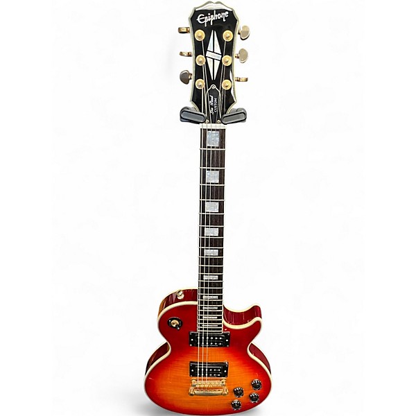 Used Epiphone Les Paul Custom Sunburst Solid Body Electric Guitar