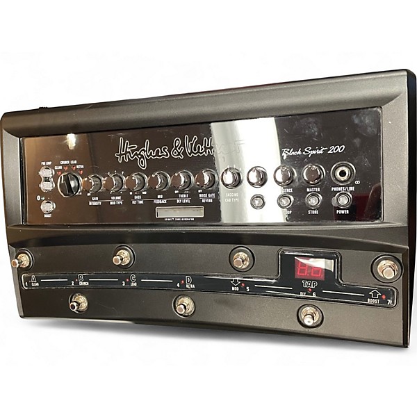 Used Hughes & Kettner BLACK SPIRIT 200 FLOOR Solid State Guitar Amp Head