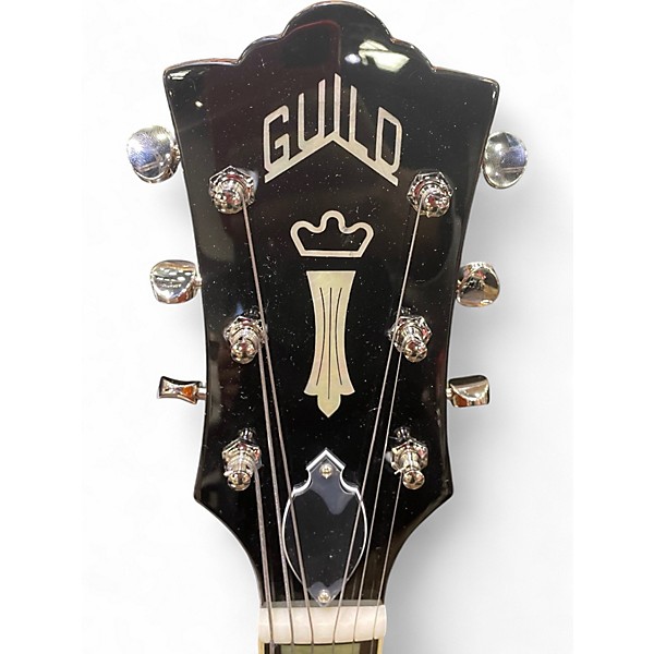 Used Guild A-150 Yellow Hollow Body Electric Guitar