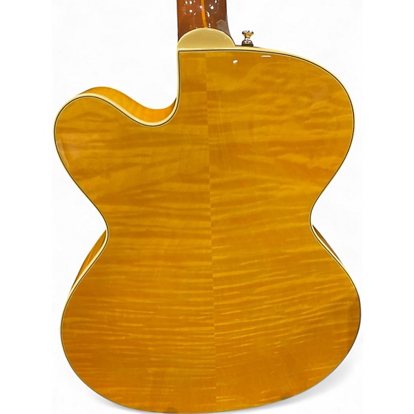 Used Guild A-150 Yellow Hollow Body Electric Guitar