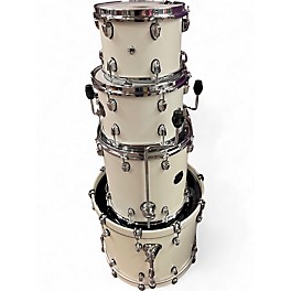 Used Mapex 4 Piece Saturn Fusion Satin White Drum Kit
