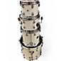 Used Mapex 4 Piece Saturn Fusion Satin White Drum Kit thumbnail