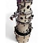 Used Mapex 4 Piece Saturn Fusion Satin White Drum Kit