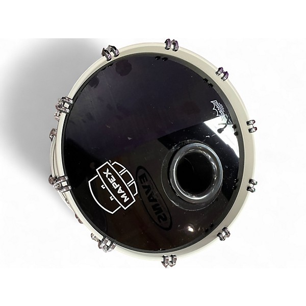 Used Mapex 4 Piece Saturn Fusion Satin White Drum Kit