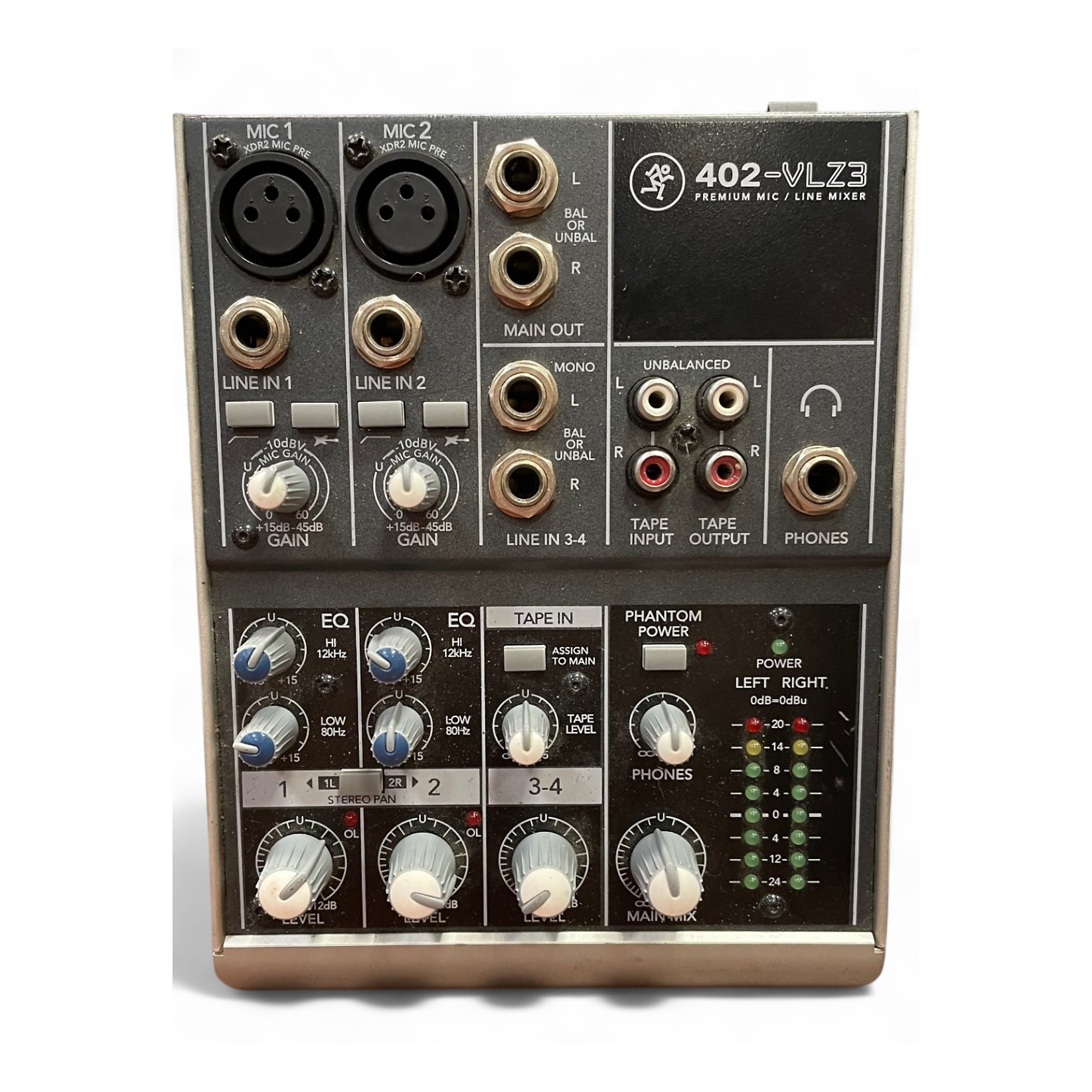 配信機器・PA機器・レコーディング機器 MACKIE 402-VLZ3  4ch compact mixer Mackie 402-VLZ3 4 Channel Compact Analog Mixer - ProCore