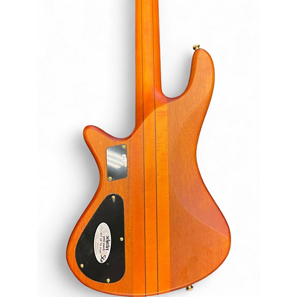 Used Schecter Guitar Research Studio-4 Natural Electric Bass Guitar