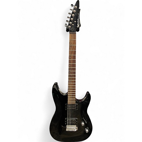 Used Laguna LE300 Black Solid Body Electric Guitar