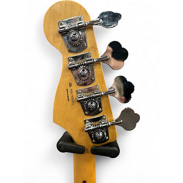 Used 2017 Fender Standard Jazz Bass Brown Sunburst Electric Bass Guitar