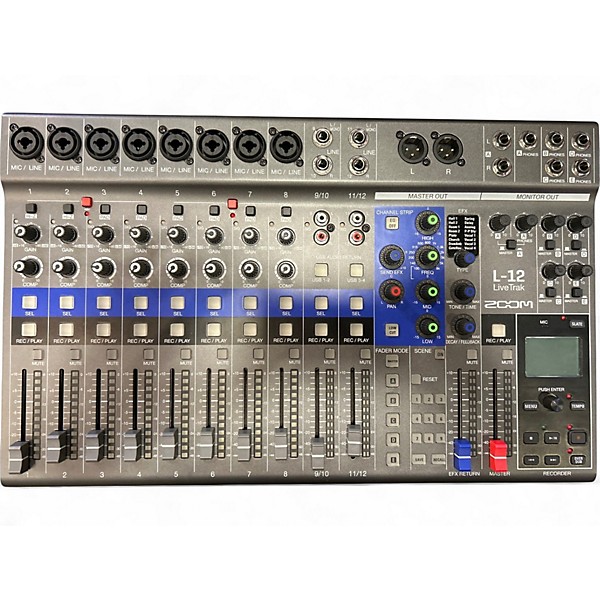 Used Zoom L-12 Powered Mixer