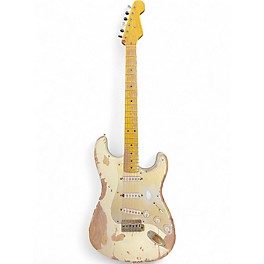 Used Nash Guitars S57 RELIC Olympic White Solid Body Electric Guitar