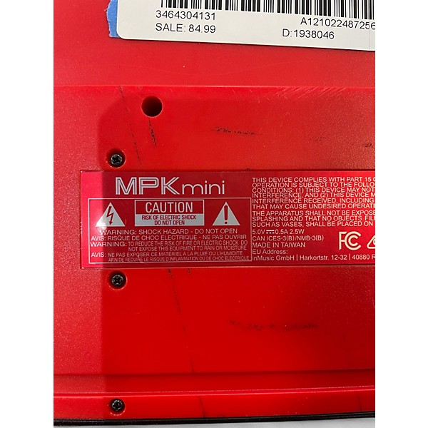 Used Akai Professional MPK Mini MIDI Controller