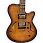 Used Godin Flat Five Lightburst Hollow Body Electric Guitar