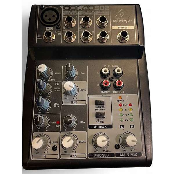 Used Behringer Xenyx 502 Unpowered Mixer