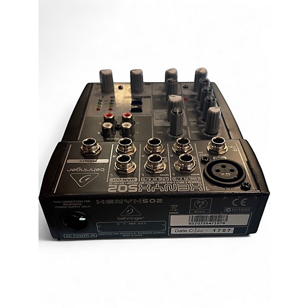 Used Behringer Xenyx 502 Unpowered Mixer