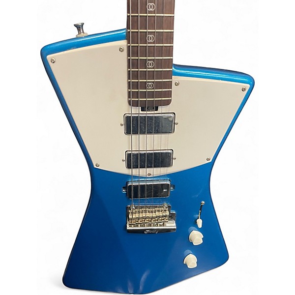 Used Music Man ST VINCENT Electron Blue Metallic Solid Body Electric Guitar