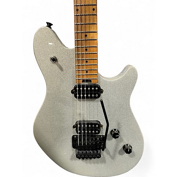 Used EVH Wolfgang Standard Silver Sparkle Solid Body Electric Guitar