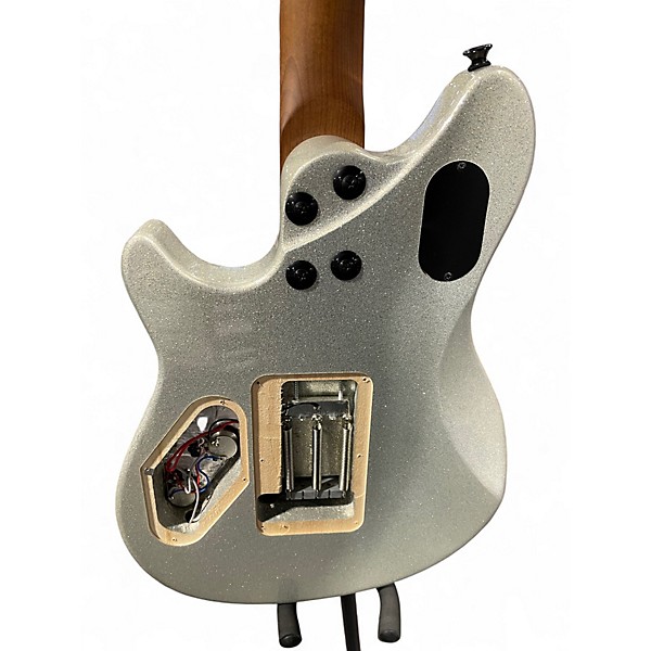 Used EVH Wolfgang Standard Silver Sparkle Solid Body Electric Guitar