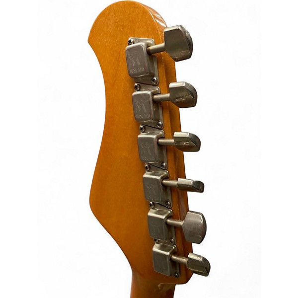 Vintage 1970s Ernie Ball Music Man SABRE II Silver Solid Body Electric Guitar