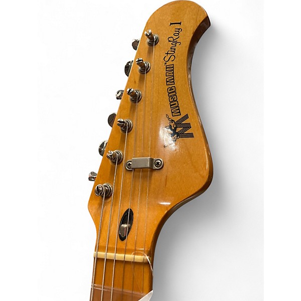 Vintage 1970s Ernie Ball Music Man STINGRAY I Silver Solid Body Electric Guitar