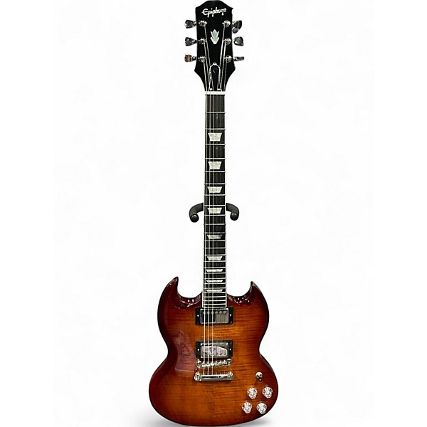 Used Epiphone SG Modern Figured Mojave Burst Solid Body Electric Guitar