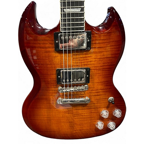 Used Epiphone SG Modern Figured Mojave Burst Solid Body Electric Guitar