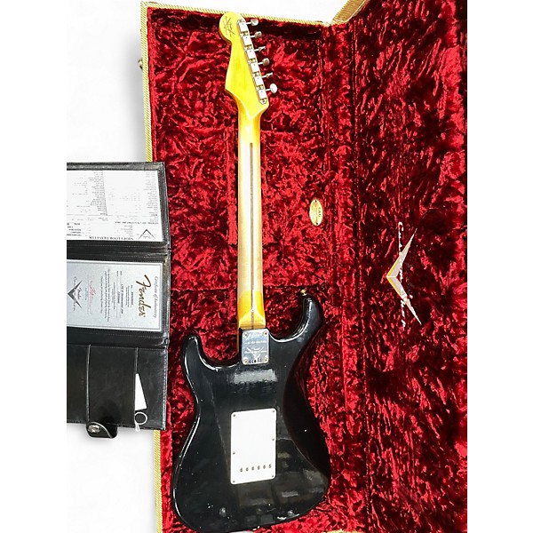 Used Fender CUSTOM SHOP LTD 57 STRATOCASTER JRN Black Solid Body Electric Guitar