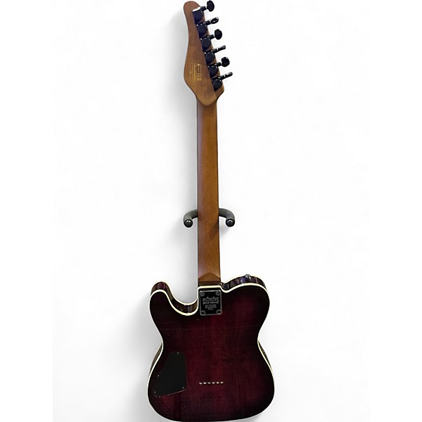 Used Schecter Guitar Research PT PRO Trans Purple Solid Body Electric Guitar
