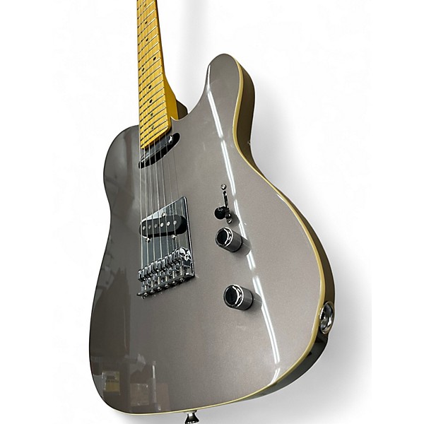 Used Fender Aerodyne Telecaster Silver Solid Body Electric Guitar