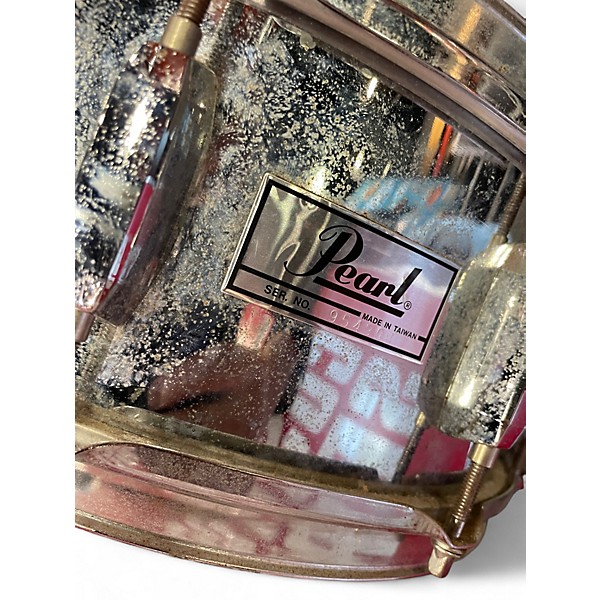 Used Pearl 5 Piece Export ORANGE Drum Kit