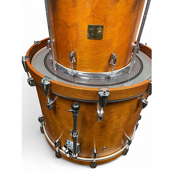 Used Yamaha 3 Piece Custom Absolute Birch Vintage Natural Drum Kit