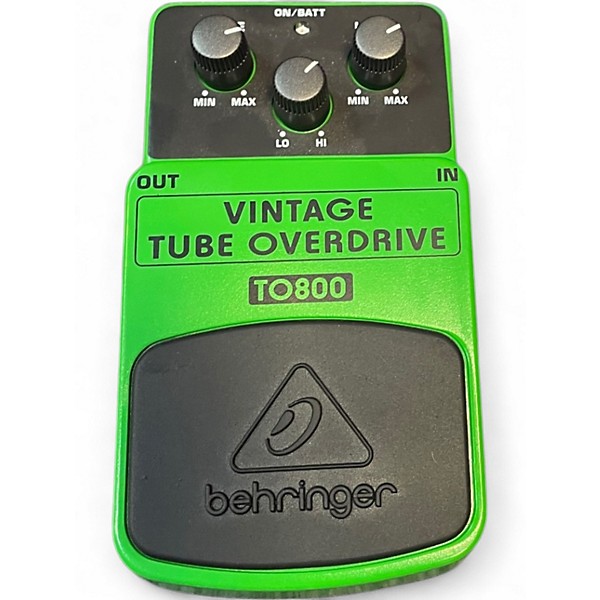 Used Behringer TO800 Vintage Tube Overdrive Effect Pedal
