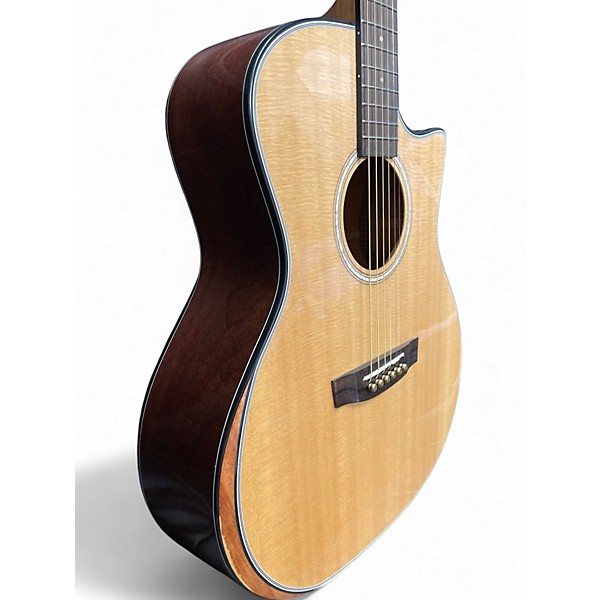 Used Hils HAG5CE Natural Acoustic Guitar