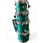 Used Gretsch Drums 5 Piece USA Custom Caribbean Blue Gloss Drum Kit