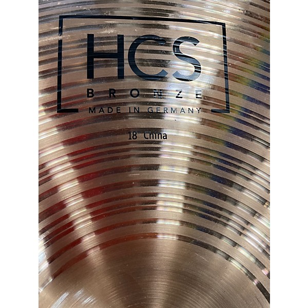 Used MEINL 18in HCS BRONZE CHINA Cymbal