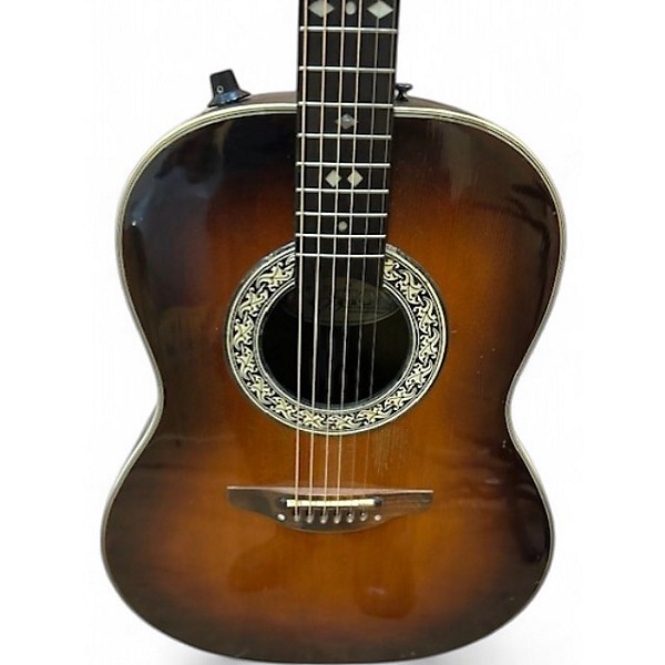 Used Ovation 1612 2 Color Sunburst Acoustic Guitar