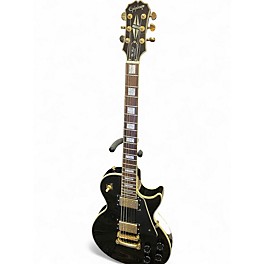 Used Epiphone Les Paul Custom Ebony Solid Body Electric Guitar