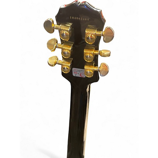 Used Epiphone Les Paul Custom Ebony Solid Body Electric Guitar