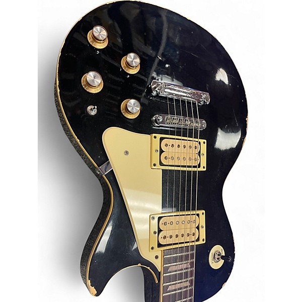 Used Vantage VLP520 Spirit Black Solid Body Electric Guitar