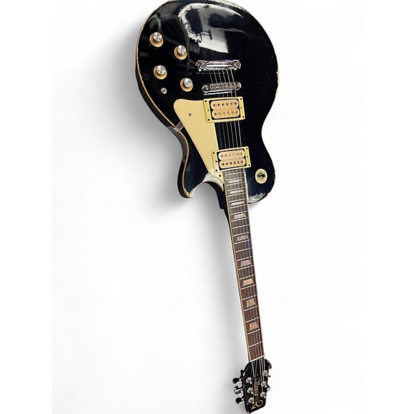 Used Vantage VLP520 Spirit Black Solid Body Electric Guitar