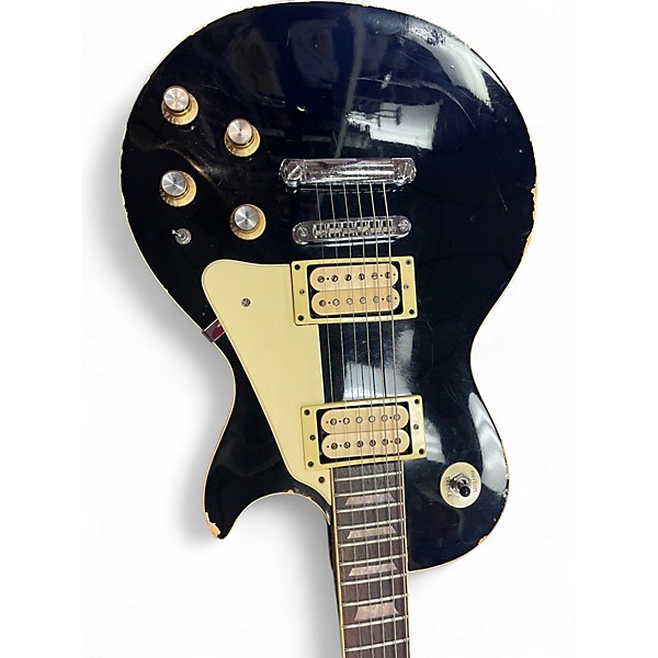 Used Vantage VLP520 Spirit Black Solid Body Electric Guitar
