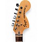 Used 1980s Squier Japan Stratocaster Black Solid Body Electric Guitar