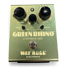 Used 2010 Way Huge Electronics WHE202 Green Rhino Overdrive Effect Pedal