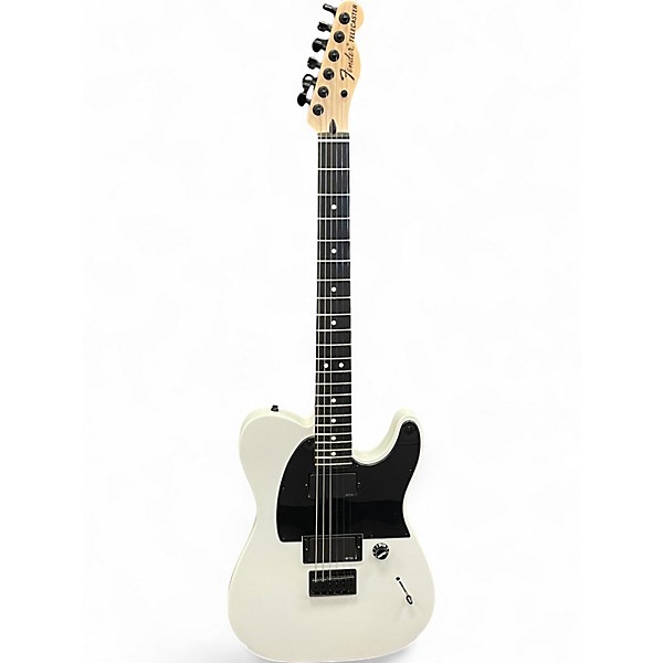 Used 2024 Fender Jim Root Signature Telecaster Satin White Solid Body Electric Guitar