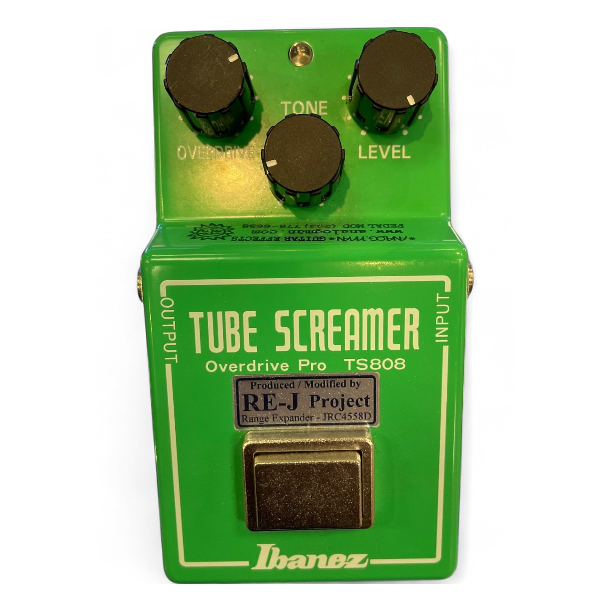 Used Ibanez Analogman Silver Mod TS808 Effect Pedal | Guitar Used Ibanez Analogman Silver Mod TS808 Effect Pedal | Guitar
